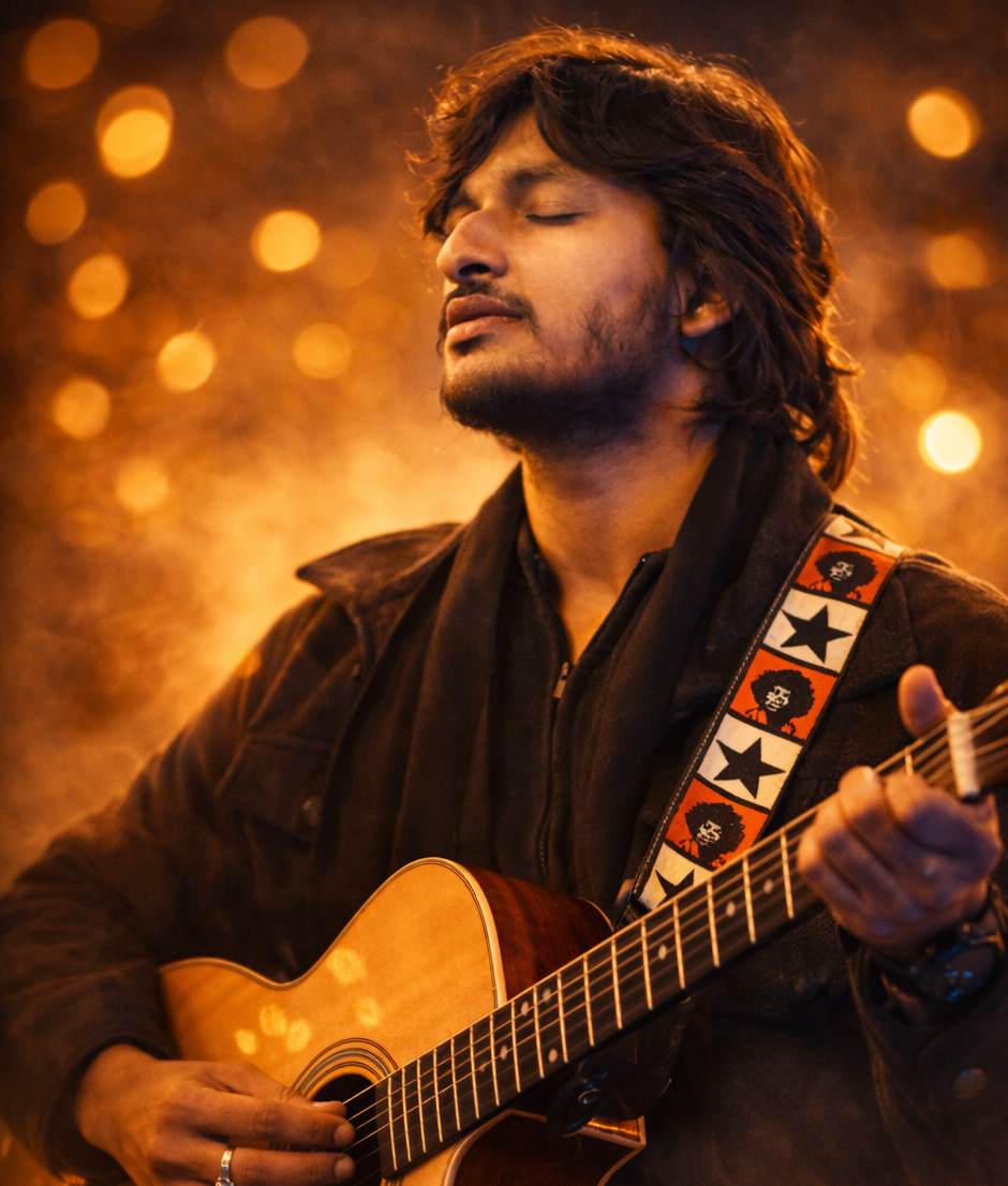 harshit sharma live singer from jaipur performing on stage