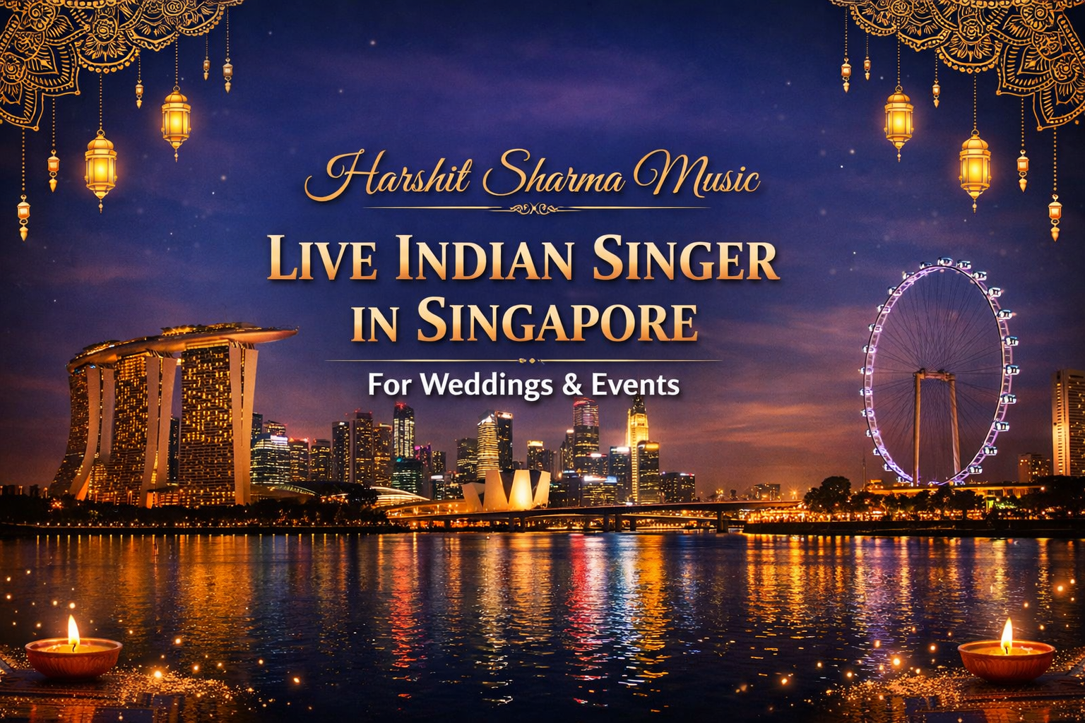 Hire Live Indian Singer in Singapore for Weddings & Events