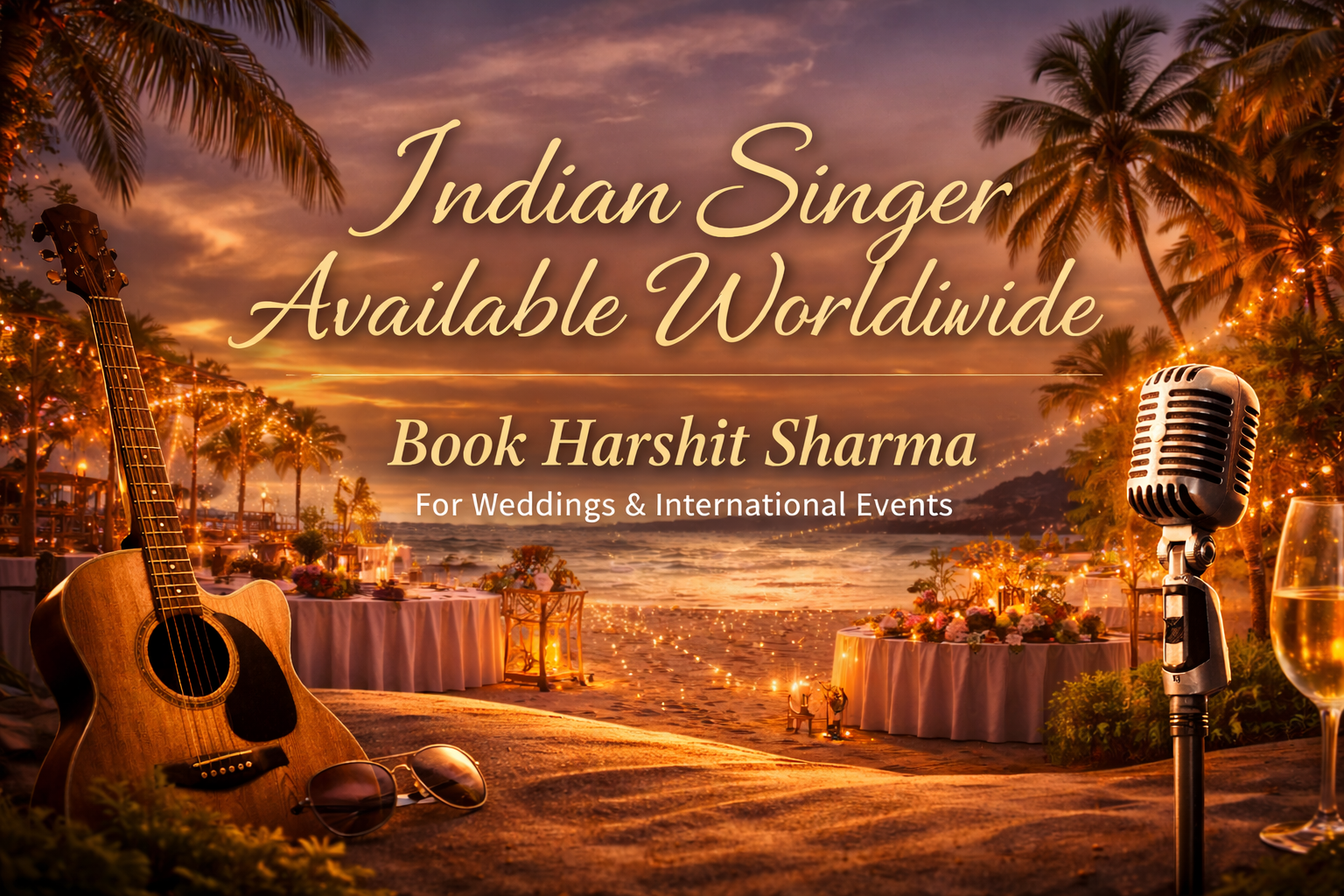 Indian singer available worldwide