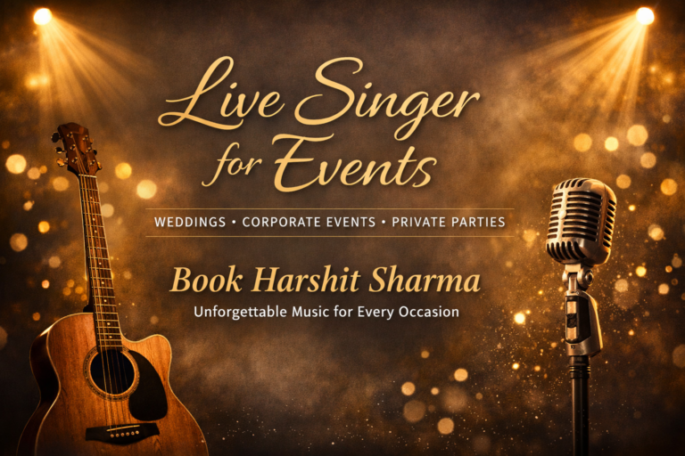 Live Singer Text Live Singer for Events in India | Wedding & Corporate Event Singer