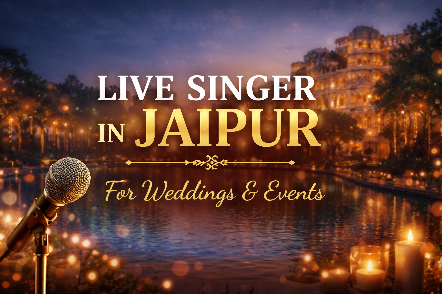 Live Singer in Jaipur for Weddings & Events Harshit Sharma Music
