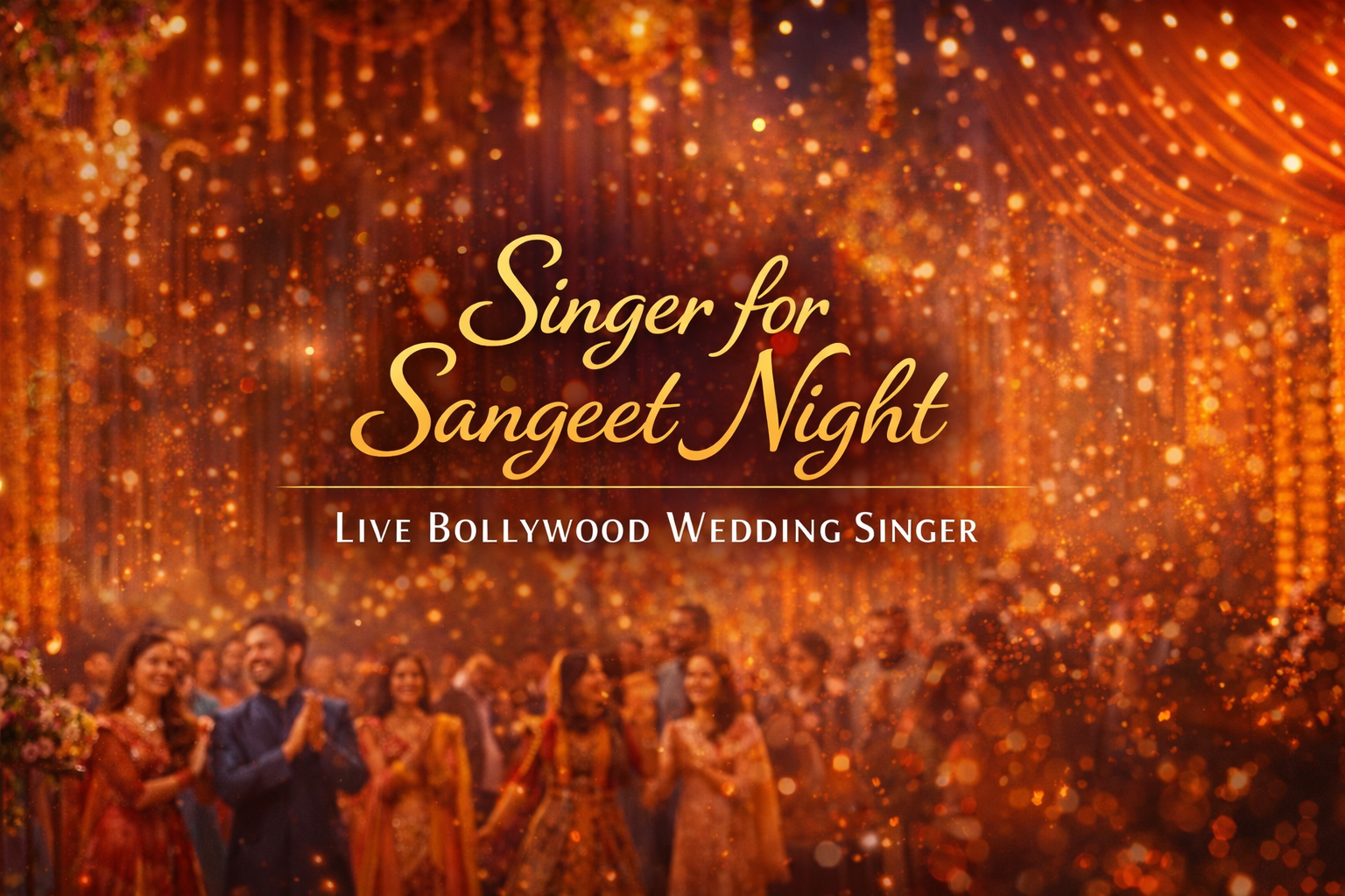 Singer for Sangeet Night