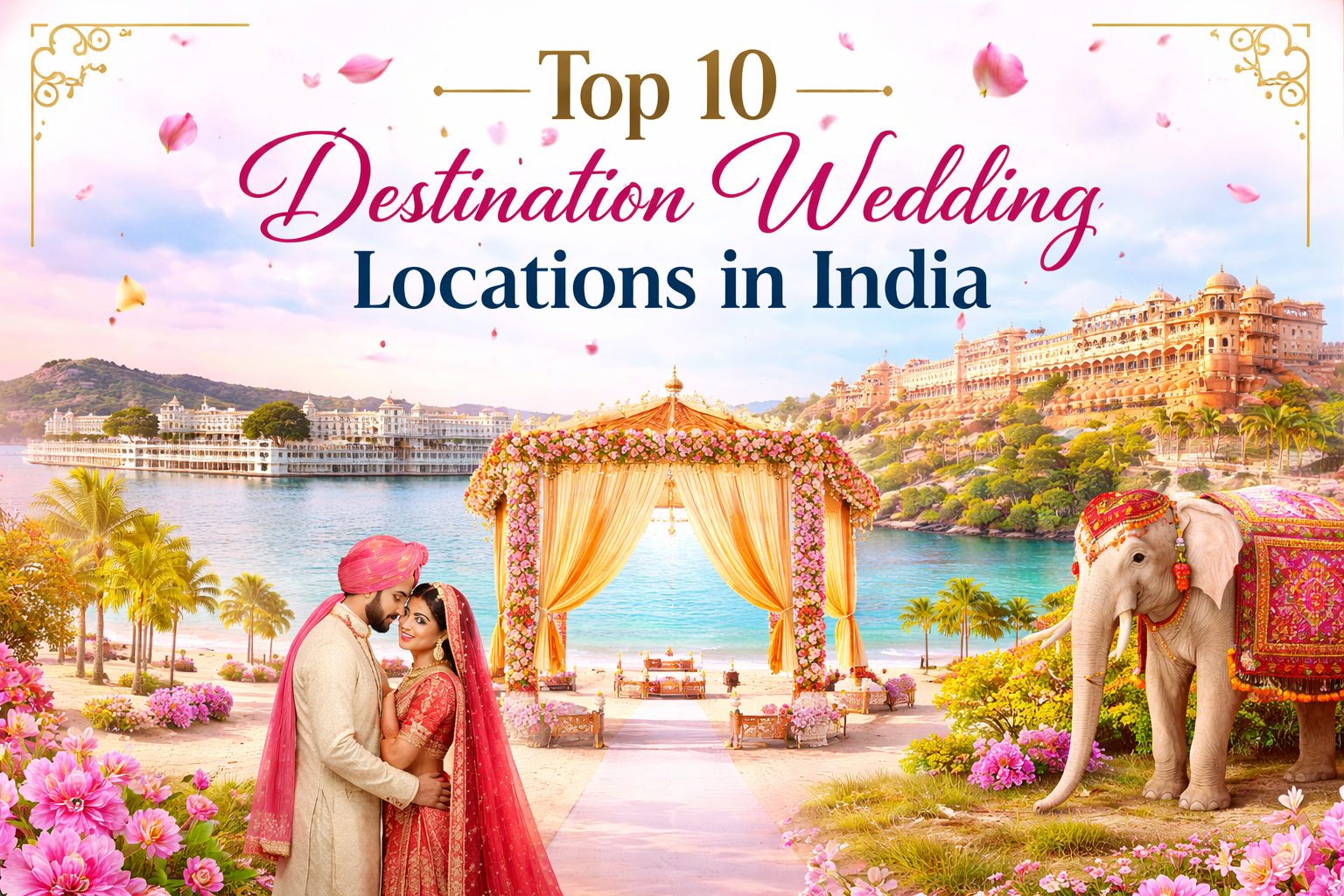 Top 10 Destination Wedding Locations in India for a Dream Celebration