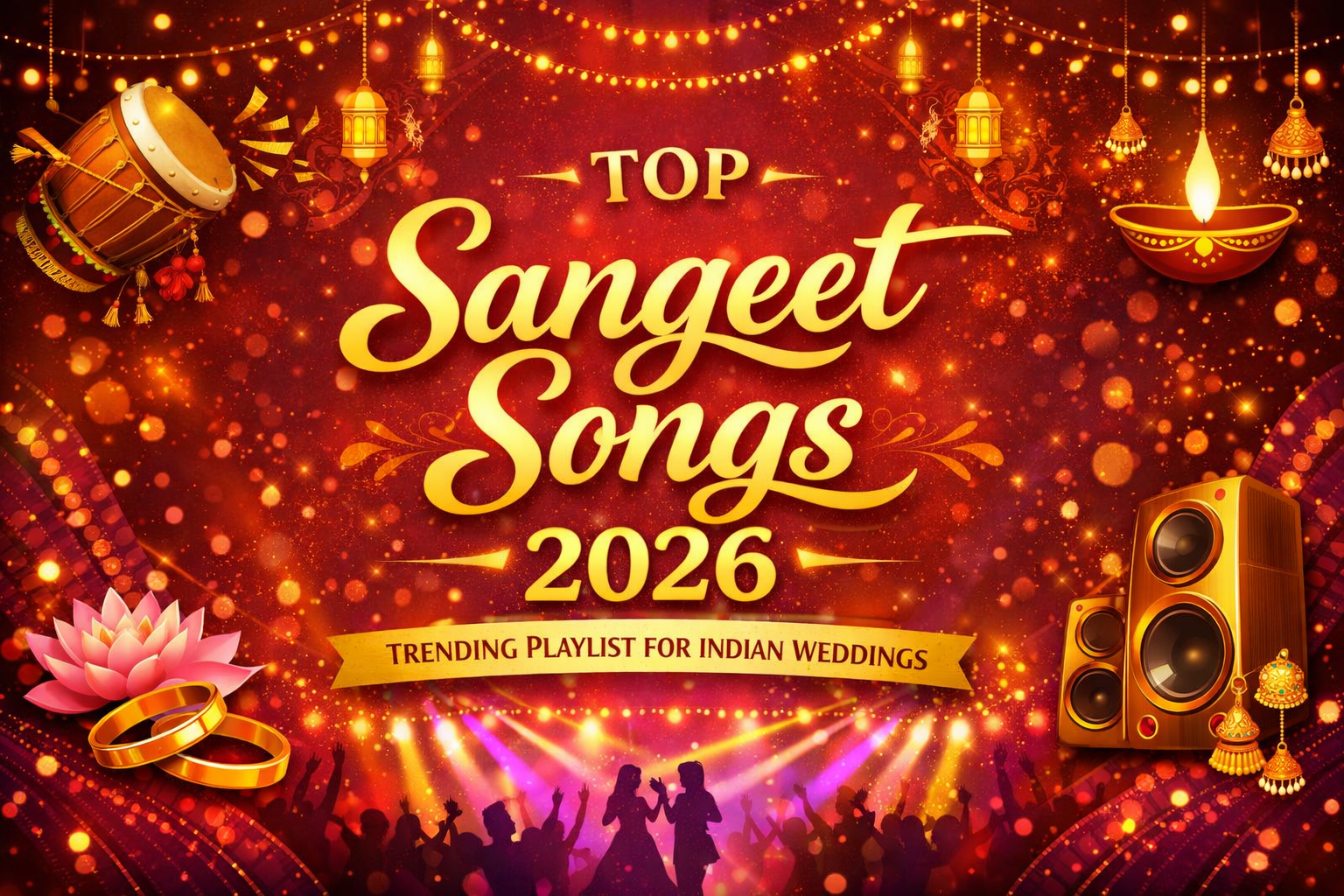 Top Sangeet Songs 2026 (Trending Playlist for Indian Weddings)