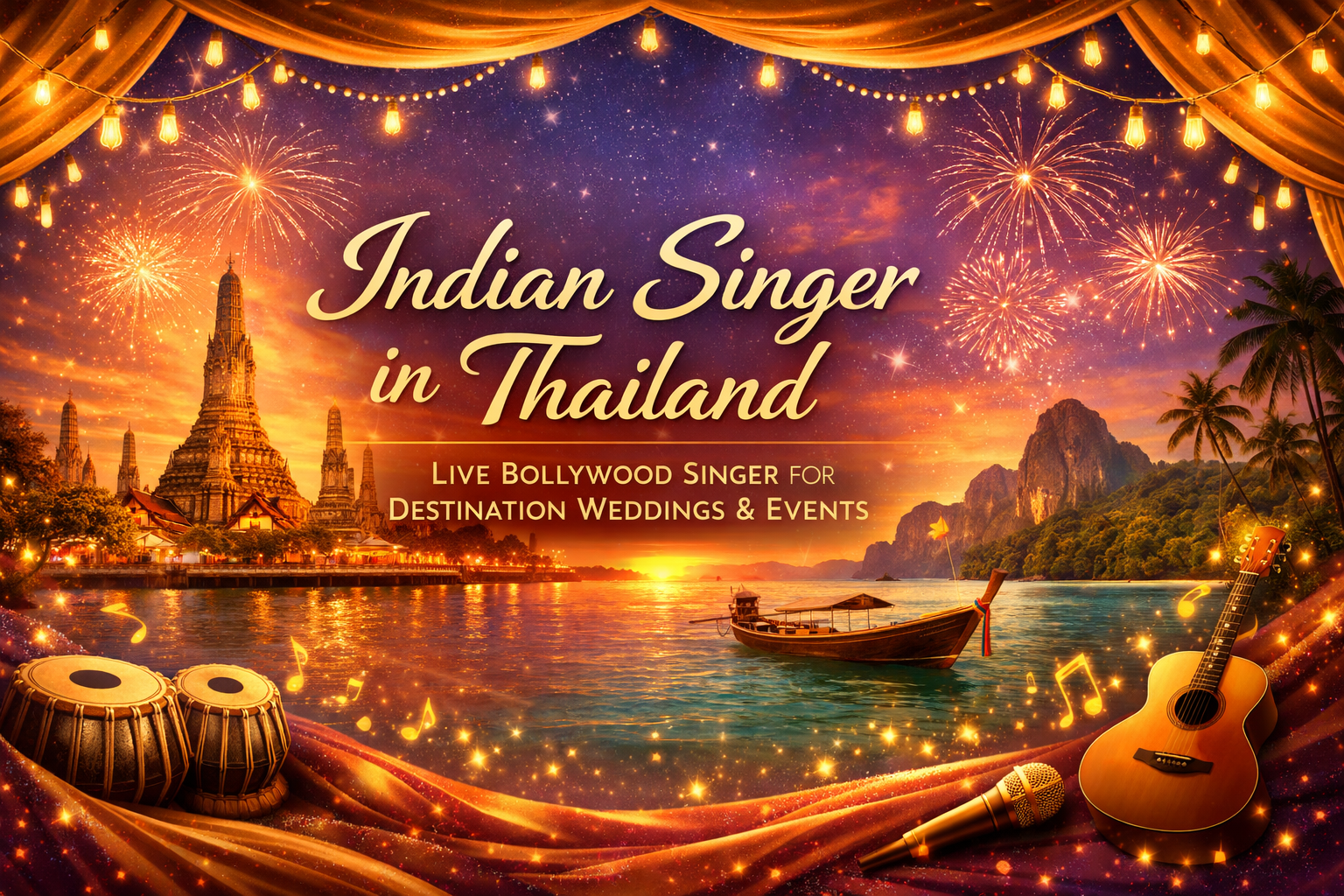 indian singer in thailand wedding