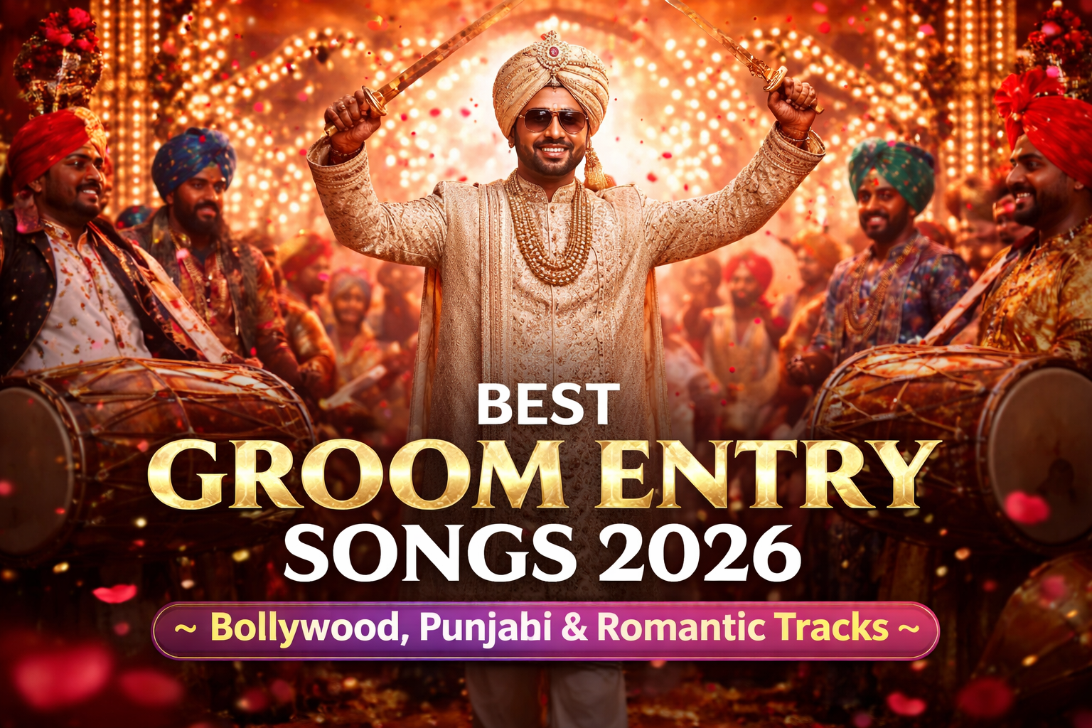 Best Groom Entry Songs 2026 — Bollywood, Punjabi & Romantic Tracks for Baraat & Reception
