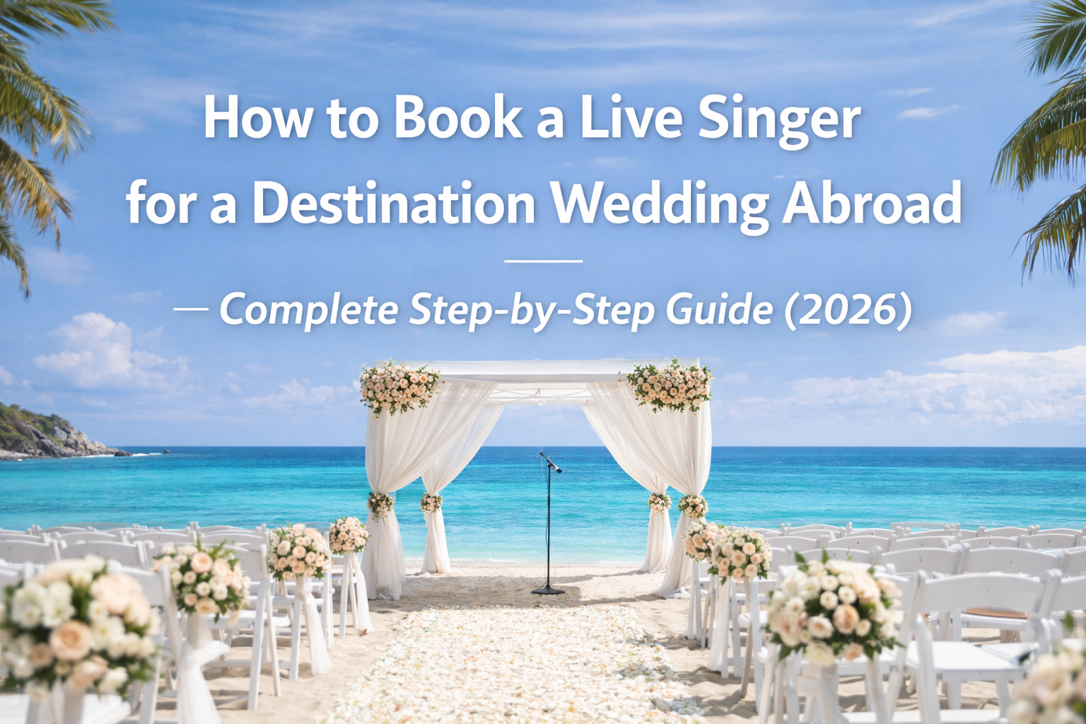 How to Book a Live Singer for a Destination Wedding Abroad — Complete Step-by-Step Guide (2026)