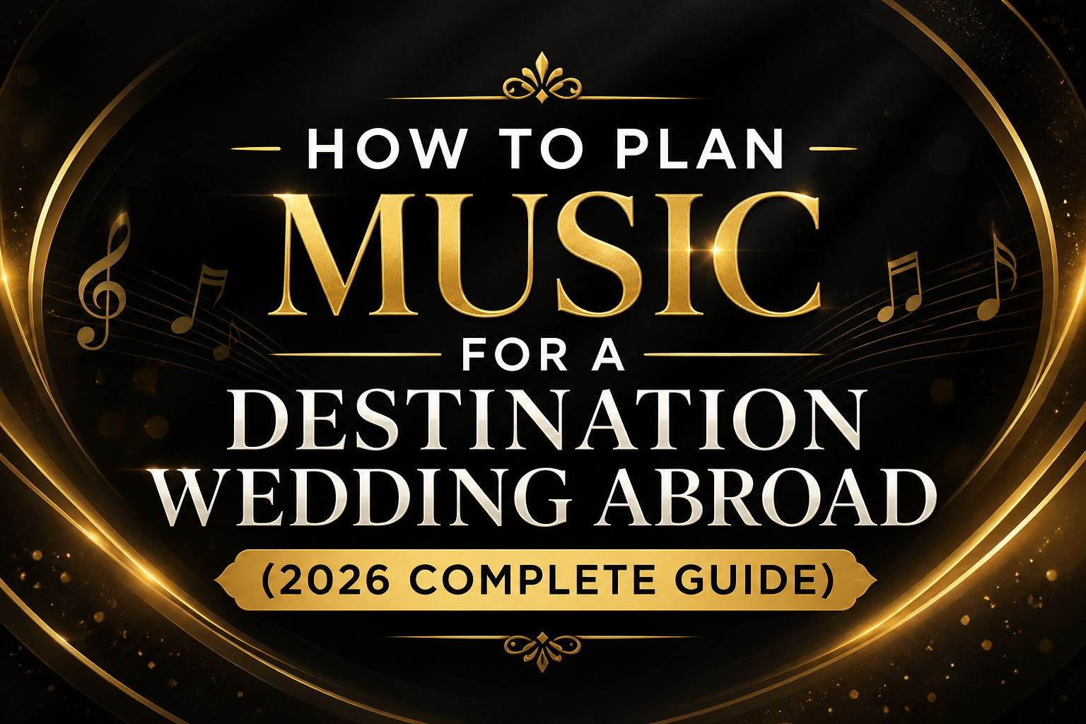 How to Plan Music for a Destination Wedding Abroad (2026 Complete Guide)