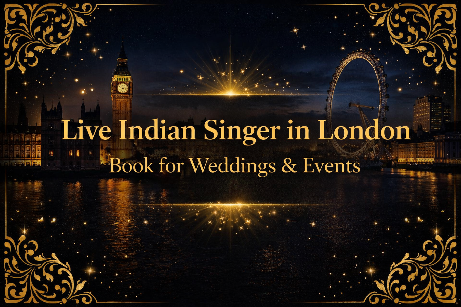 Indian Singer in London Book Live Singer for Weddings Events