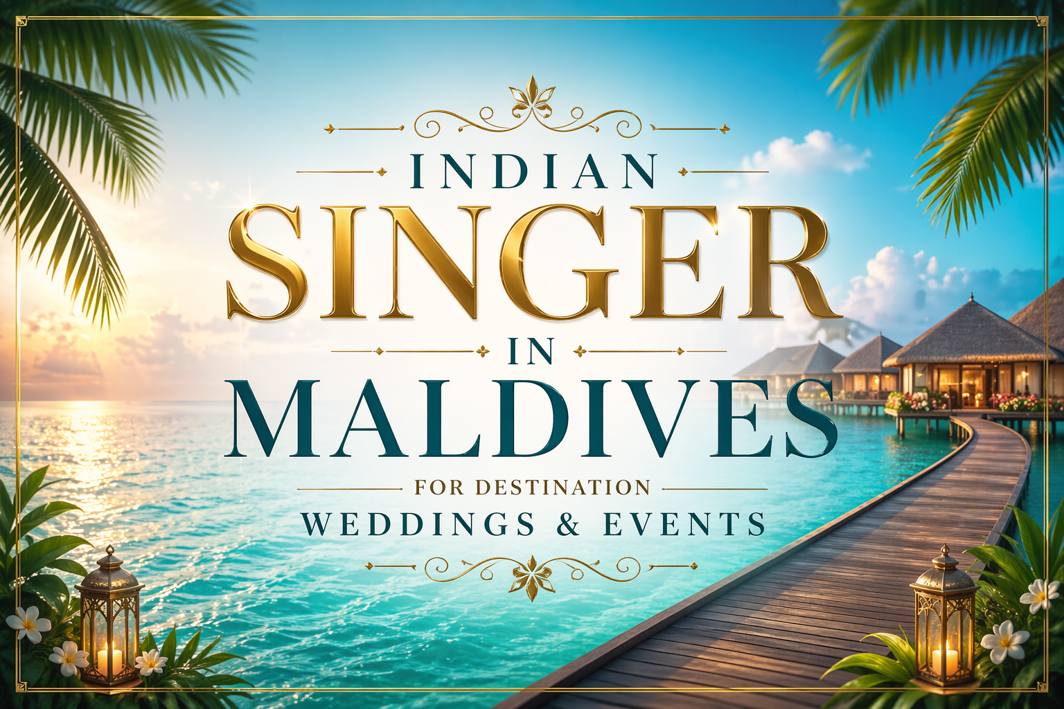 Indian Singer in Maldives for Destination Weddings & Events
