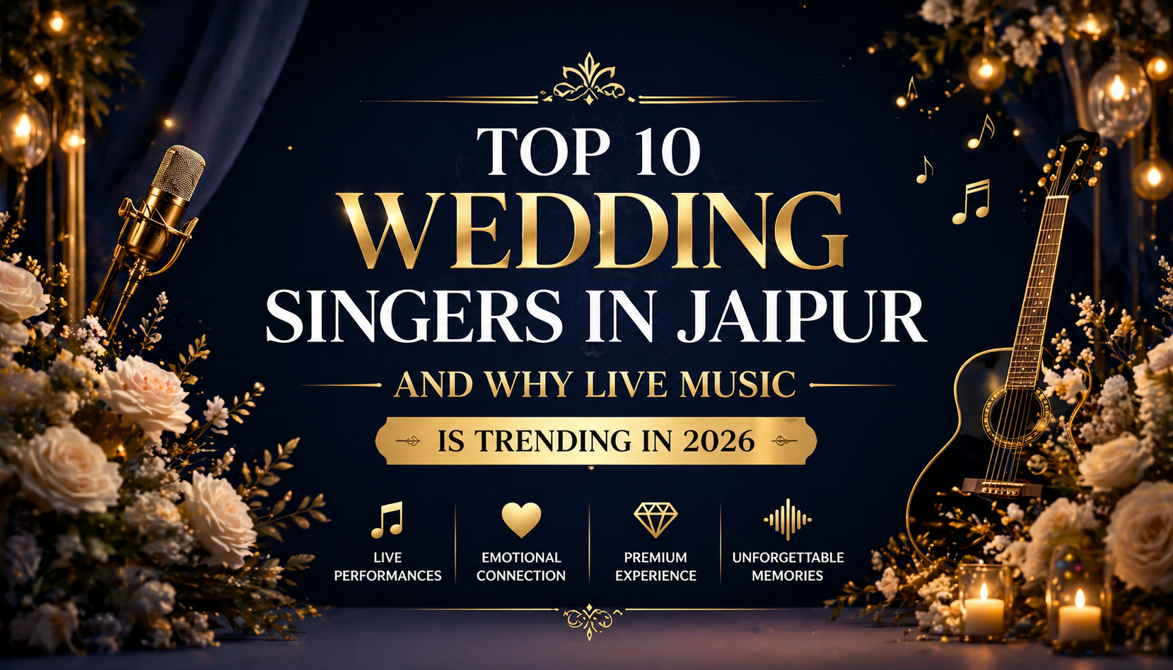 Top 10 Wedding Singers in Jaipur (2026) – Best Live Singer for Weddings