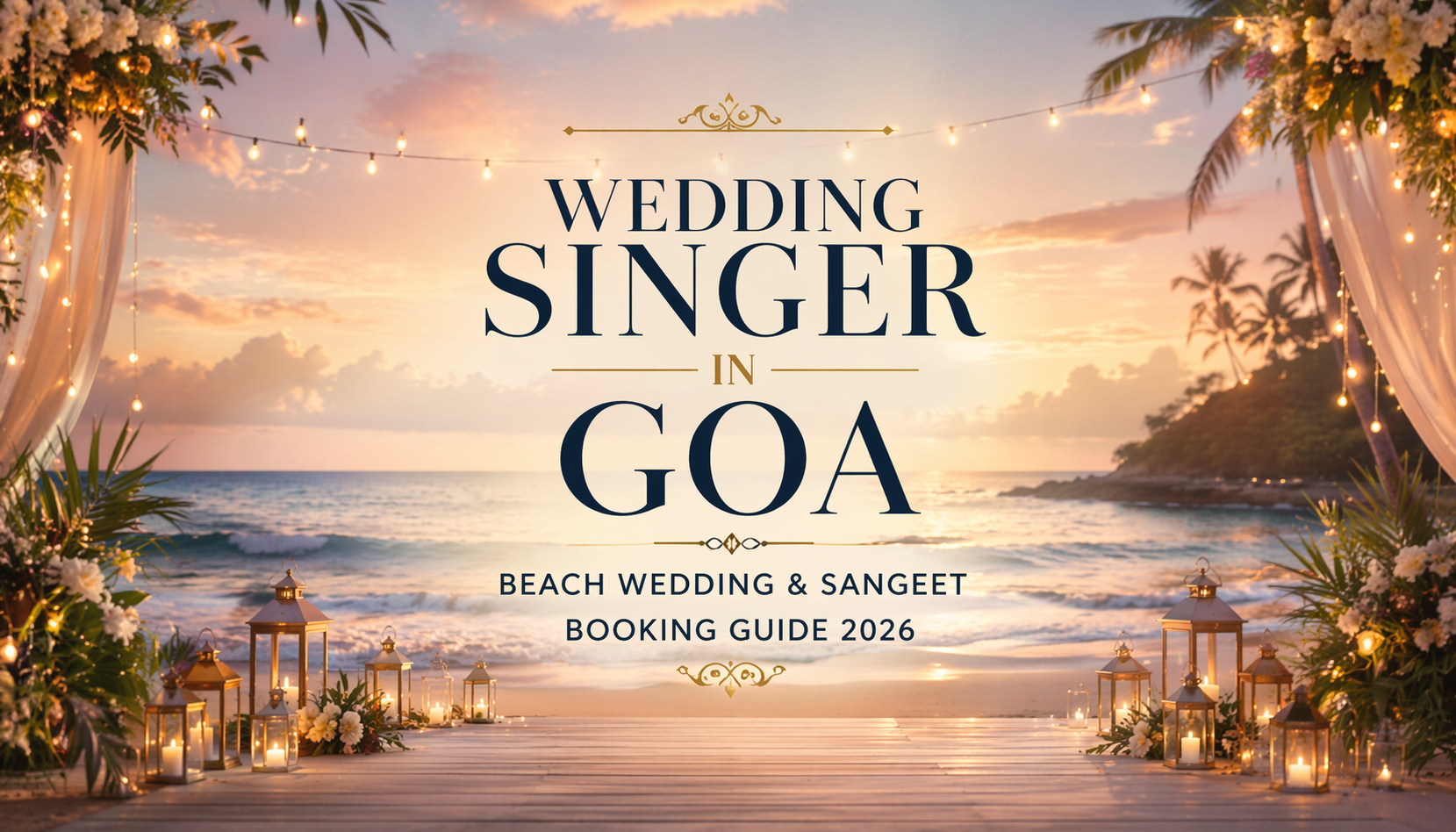 Wedding Singer in Goa — Beach Wedding & Sangeet Booking Guide 2026