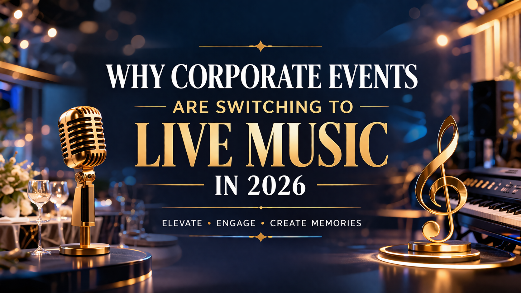 Why Corporate Events Are Switching to Live Music in 2026
