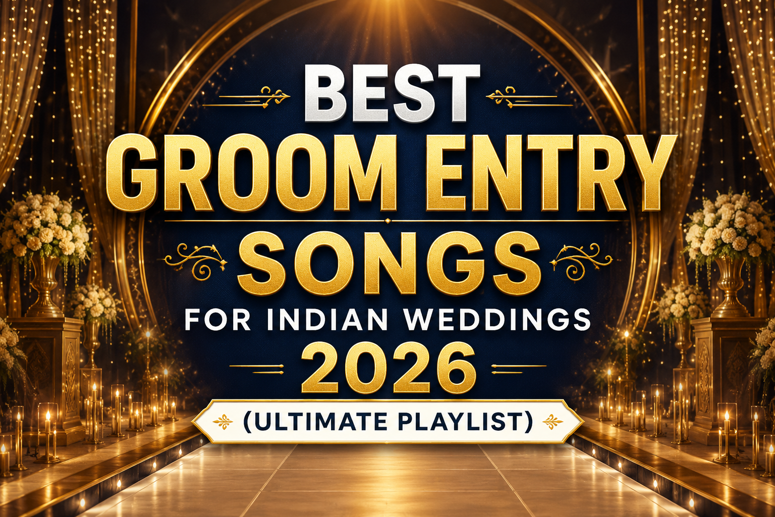 Best Groom Entry Songs for Indian Weddings 2026 (Ultimate Playlist)