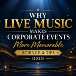 Live singer Harshit Sharma performing at a corporate event in India — Bollywood live music for gala and awards night