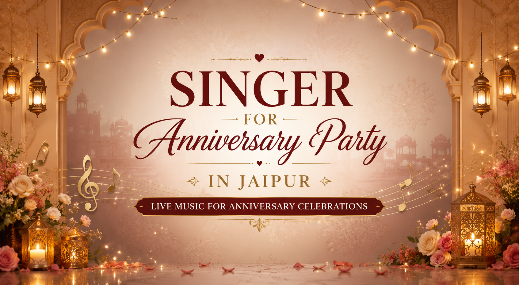 Singer for Anniversary Party in Jaipur Live Music for Anniversary Celebrations