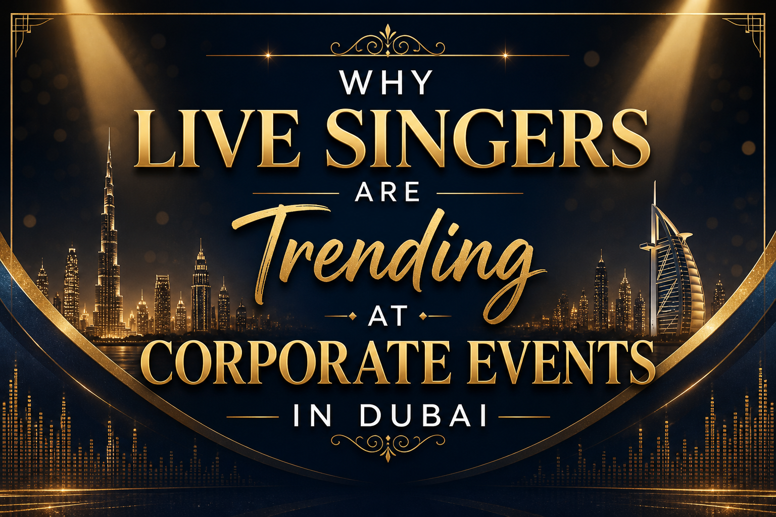Why Live Singers Are Trending at Corporate Events in Dubai