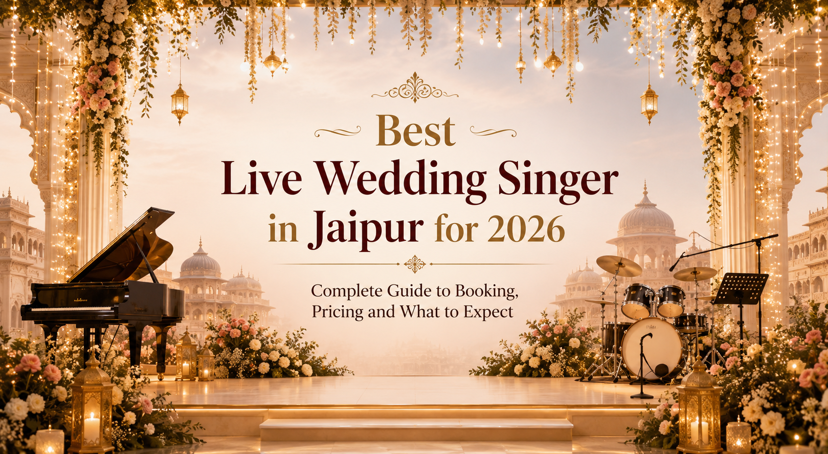 Best Live Wedding Singer in Jaipur for 2026 – Complete Guide to Booking, Pricing and What to Expect