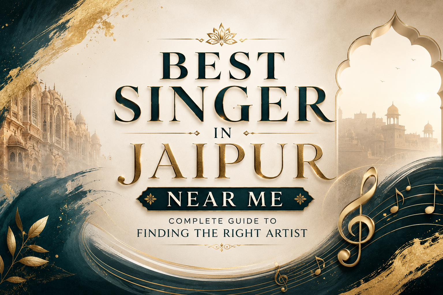 Best Singer in Jaipur Near Me – Complete Guide to Finding the Right Artist