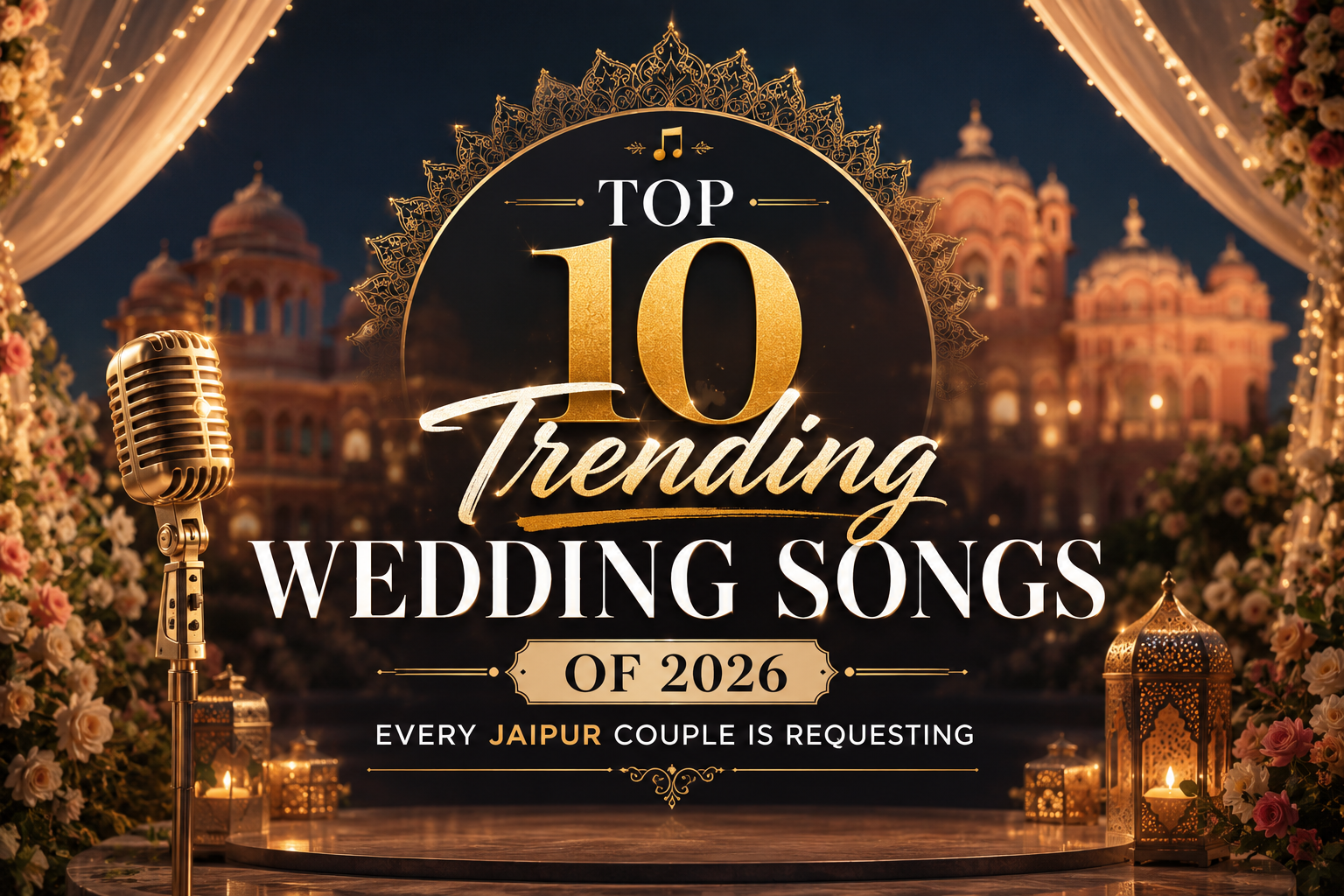Top 10 Trending Wedding Songs of 2026 Every Jaipur Couple Is Requesting