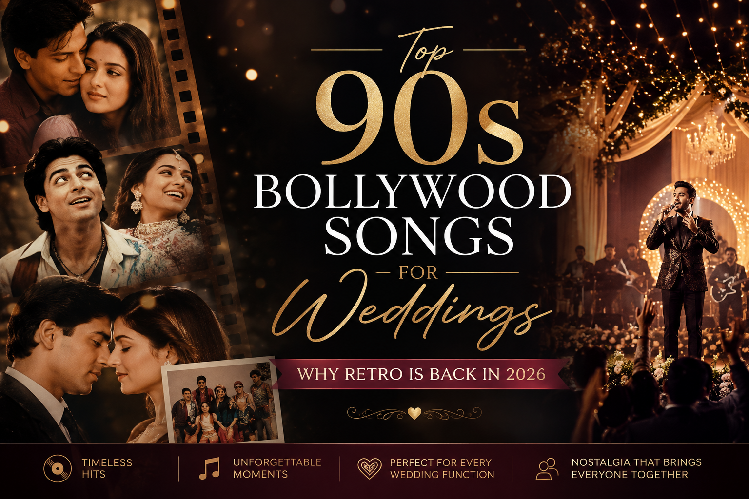 Top 90s Bollywood Songs for Weddings – Why Retro Is Back in 2026