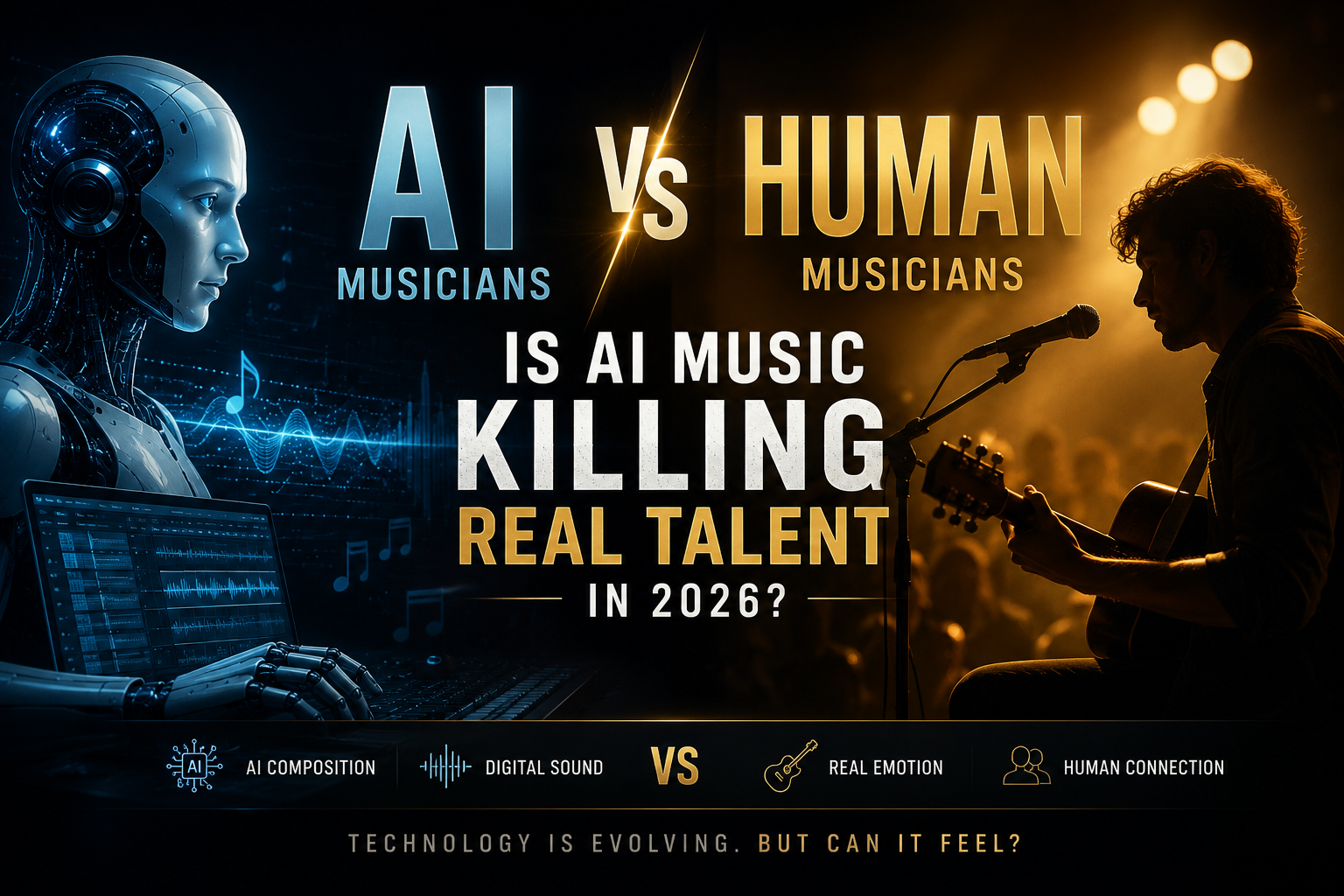 AI vs Human Musicians Is AI Music Killing Real Talent in 2026
