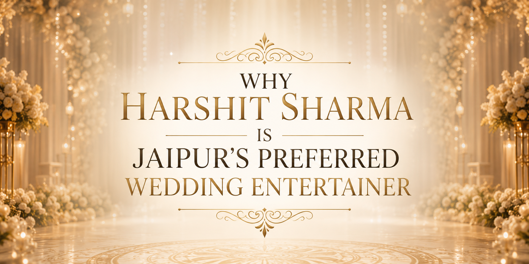 Why Harshit Sharma is Jaipur's Preferred Wedding Entertainer