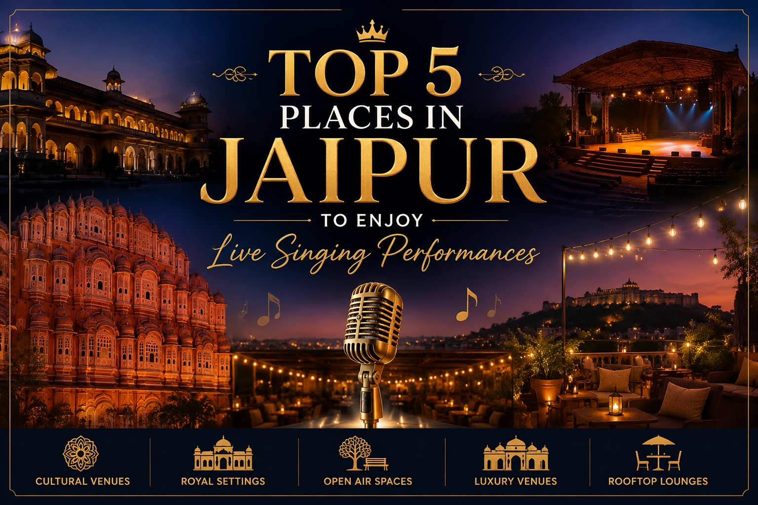 Top 5 Places in Jaipur to Enjoy Live Singing Performances
