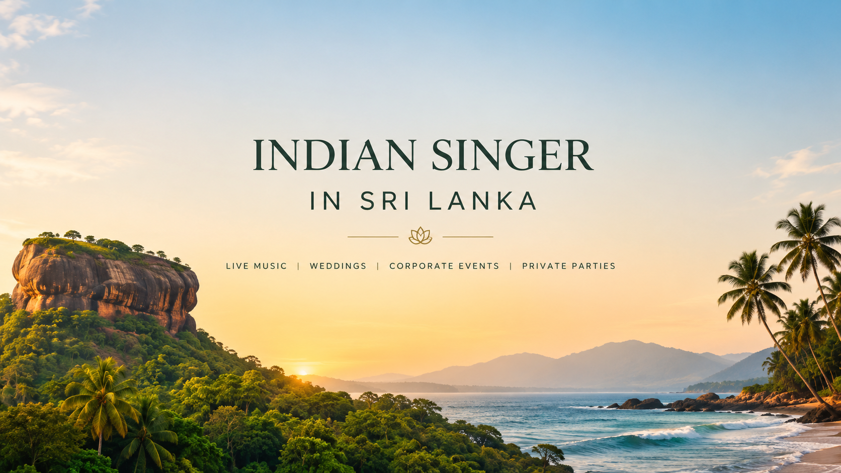 Indian Singer in Sri Lanka – Harshit Sharma