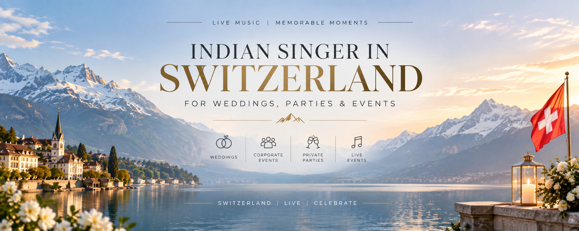 Indian Singer in Switzerland for Weddings, Parties & Events