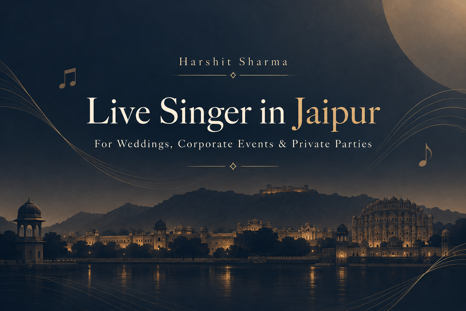 Live Singer in Jaipur for Weddings, Corporate Events and Private Parties – Harshit Sharma