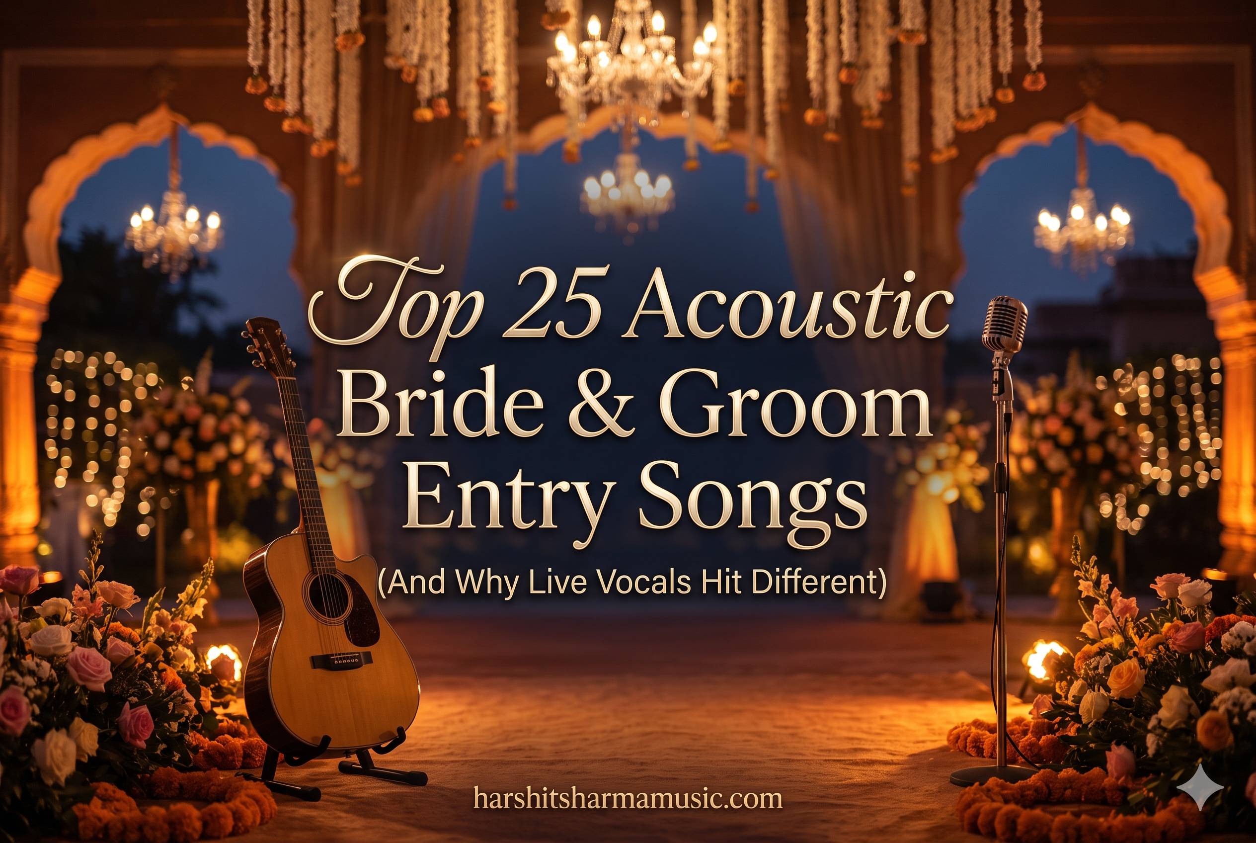 Top 25 Acoustic Bride & Groom Entry Songs (And Why Live Vocals Hit Different)
