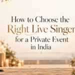 Live music setup for a private event in India
